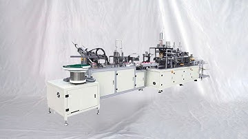 N95 folding masks making production line respirator maker equipment máquina de fazer máscara