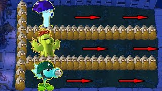 Plants vs Zombies Hack 99 Cactus Vs 99 Snow Pea Vs 99 Scaredy shroom Vs Gargantuar Vs Dr. Zomboss