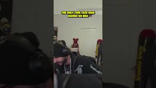 The ONLY Time FaZe Rain Signed An NDA