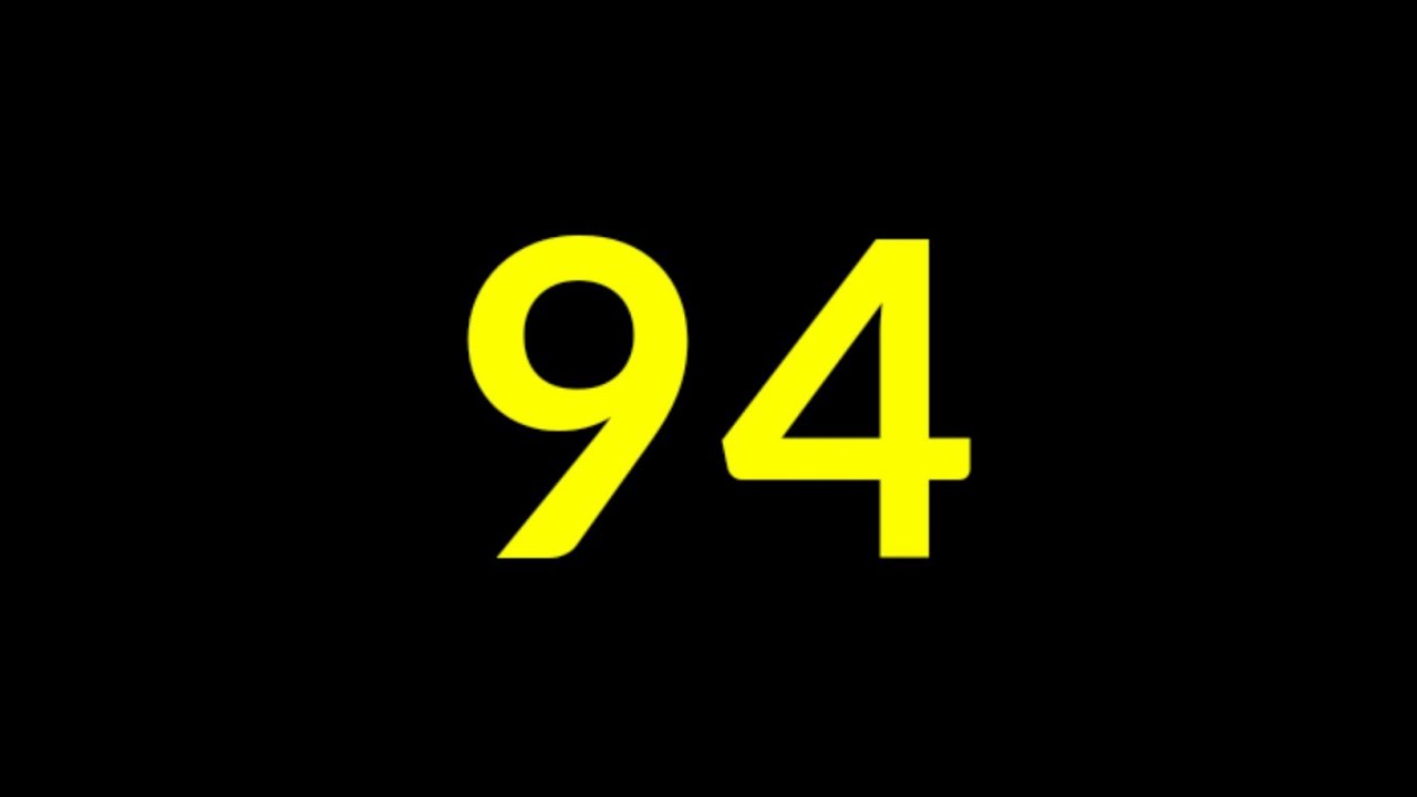94 Seconds Countdown Timer With Sound Effect - YouTube