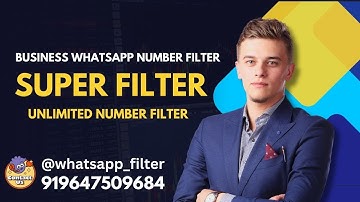 super filter 10.0 | bulk number filter software | no ban issues