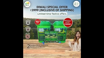 Turn Wet Waste Into Wealth This Diwali | My Green Bin Home Composter