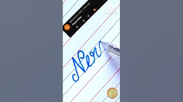 NIRAJ💚💜💚name in cursive writing | Cursive writing #yourmean #shorttrick #shorts