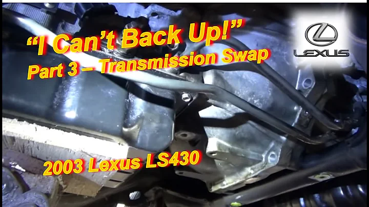 "I Can't Back Up!" Lexus No Reverse (Part 3 - Transmission Swap)
