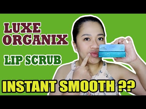 LUXE ORGANIX LIP SCRUB l WORTH IT for DRY SKIN !?