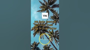 Add Audio Spectrum in Your Video Using Vn Video Editor #editing#audiospectrum #vnvideoeditor