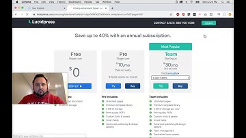 Create a Lucid Press Account/Login