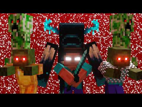 Herobrine VS The Warden | Minecraft Blender Animation (Music Video)