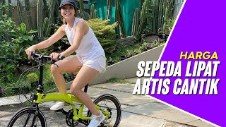 Intip Harga Sepeda Lipat Deretan Artis Cantik Indonesia
