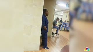 Nurse Sings ‘Amazing Grace’ During Shift Change at Mich. Hospital | NBC New York COVID-19 Coverage