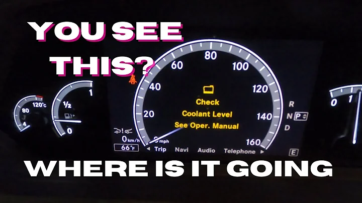 Mercedes S550 Check Coolant Level