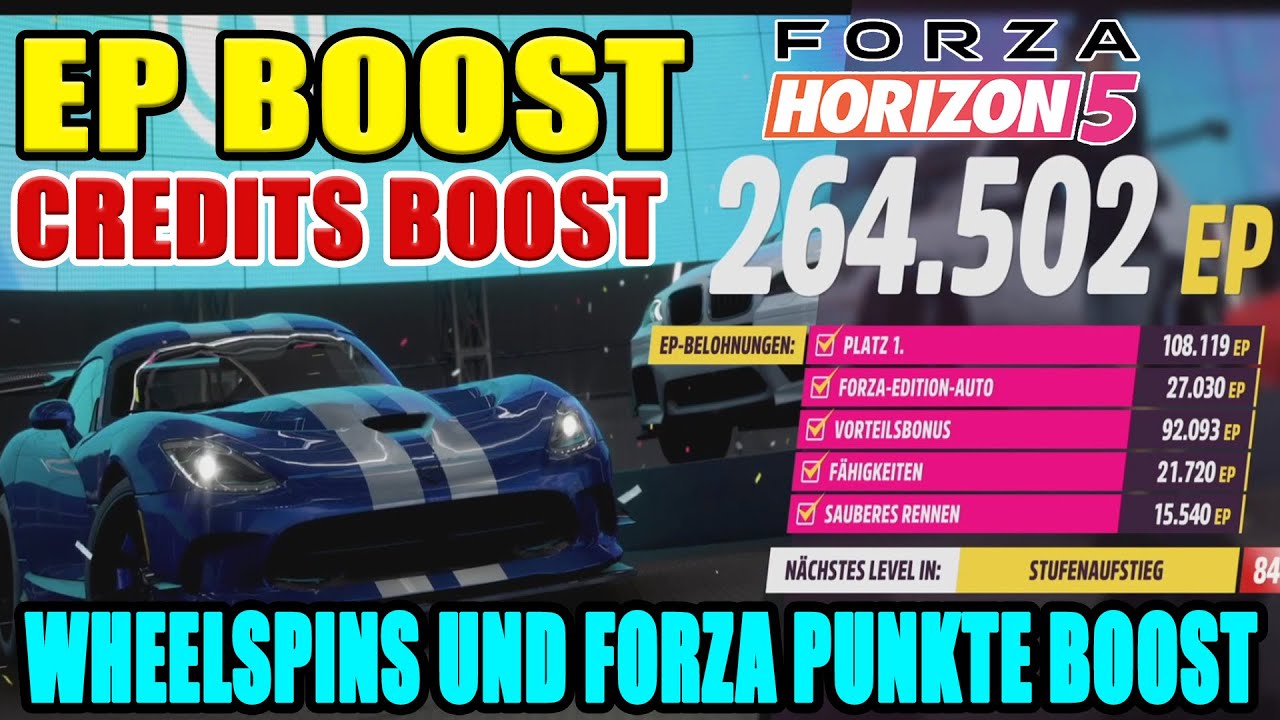 Forza Horizon 5 Schnell Credits Verdienen Forza Horizon 5 Schnell Leveln und Geld verdienen - FH5 XP & Money