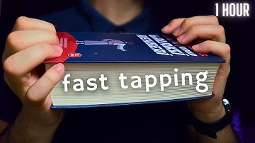 ASMR FAST Nail Tapping on BOOKS for PERFECT SLEEP!📕| 1 HOUR | NO TALKING