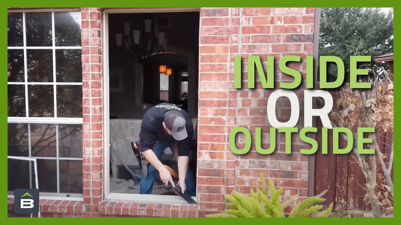 Do You Install Replacement Windows from the Inside or Outside? YouTube