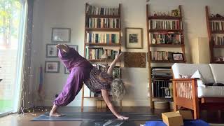Yoga Flow, L2+, Moves To Bird of Paradise, Marichyasana  B, & Offers Ardha Padma Surya Yantrasana