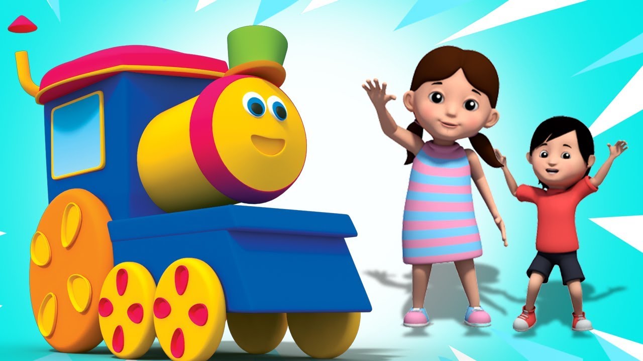 รถไฟบ๊อบ เพลงอาหาร สัมผัสสำหรับเด็ก เพลงเด็ก Nursery Rhyme