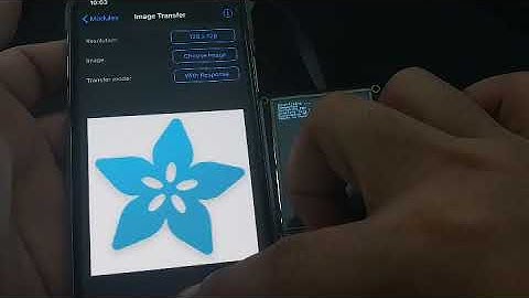 COMING SOON – Transfer Images with Bluefruit LE Connect @adafruit #adafruit