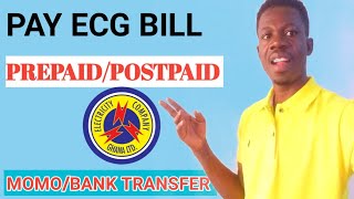 How to pay your prepaid/postpaid Electricity bill at home using your phone:ECG POWER APP screenshot 4