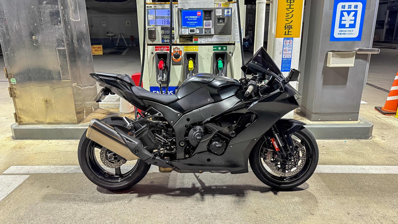 深夜1時、音に浸る深夜徘徊 | Kawasaki ZX-10R | Pure Sound [4K
