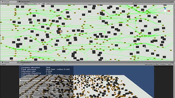 A* Pathfinding Project 3.0 Stress Test 600 Agents