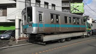 【ワイドドア車 初の廃車】小田急1000形 1751F 新宿方先頭車両（1751号） 搬出・陸送