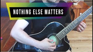 Metallica - Nothing Else Matters Acoustic Electric Guitar Cover | TAB AT END | Learning Guitar #52
