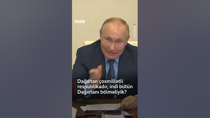 Putin: “Qafqaz Rusiyanın bir hissəsidir” #shorts
