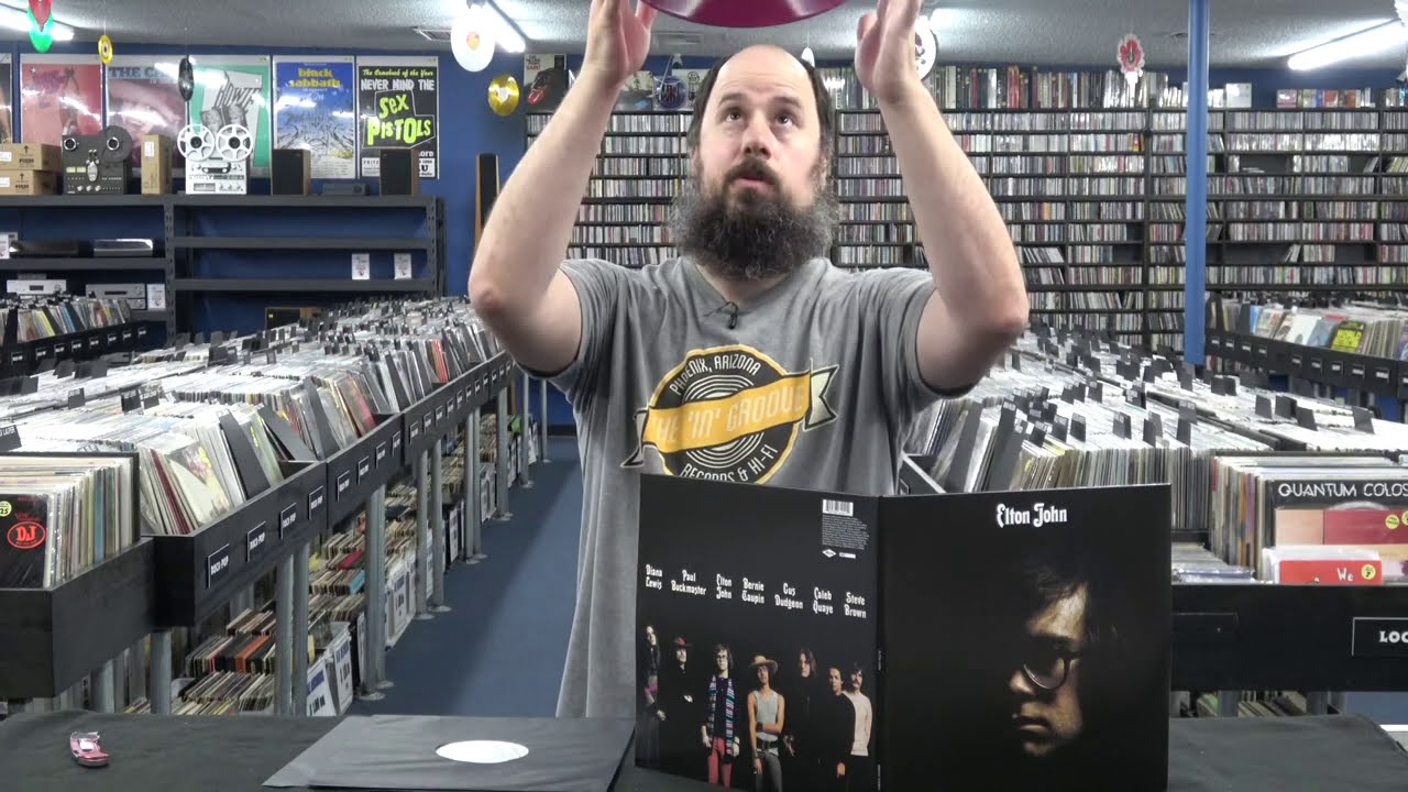 Elton John Self Titled Deluxe 2x LP Set Unboxing Record Store Day