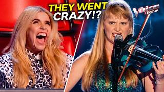 She Started Singing... Then ROCKED the Stage With an Electric Violin | The Voice