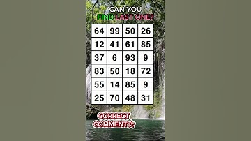 GENIUS CAN FIND ALL! Find 3 pairs of identical numbers/Dementia Prevention Quizzes/Tests.No.598