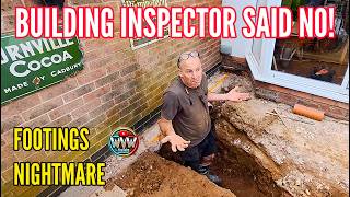 WE DUG FOOTINGS… THEN THE BUILDING INSPECTOR SAID NO!