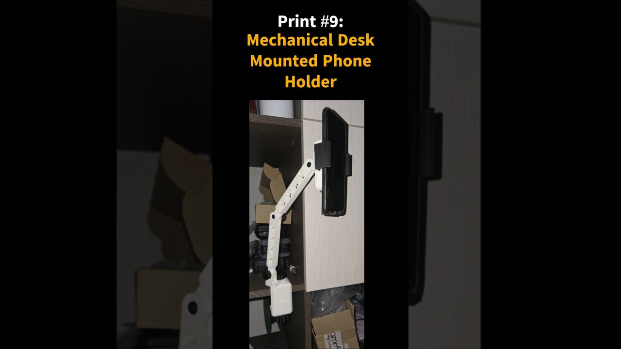 Print #9: Mechanical Desk Mounted Phone Holder