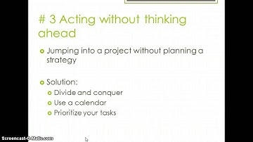 Top 5 Time Management Mistakes