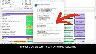 12  Help on Understanding Suitability Score