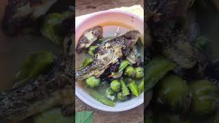 Cooking Traditional Village Feast: Fried Seeds & Fish Soup! 🍲 #Shorts