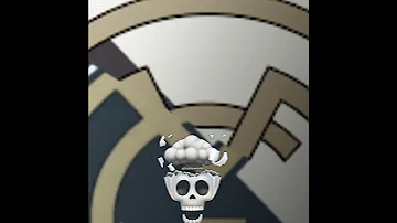 شعار ريال مدريد الحالي داخل شعار ريال مدريد القديم 