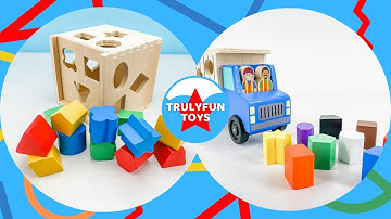 🔴 Learning Shapes, Colors & Counting 🔴 15 Minute Educational Video for Toddlers & Kids!