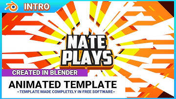 FREE Blender 2D Intro Template | 500 Likes? | FREE DOWNLOAD