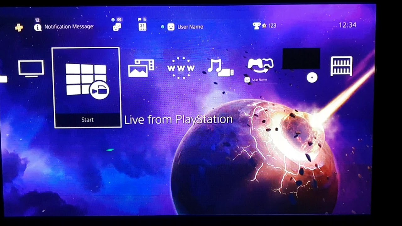 Doom of the Planet XPOSED Theme Ps4 Design
