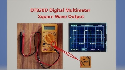 DT830D Digital Multimeter Square Wave Output