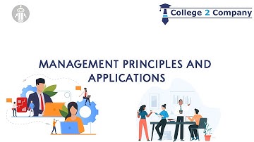 Management Principles and Applications - By Prof. Raghavendra - BCOM - NEP 2020