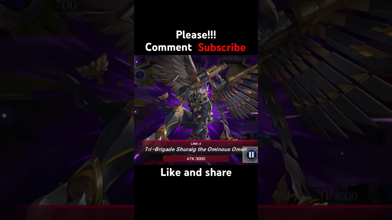 Tri-Brigade Shuraig The Ominous Omen Animation 