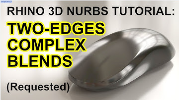 Rhino 3D Advanced Modelling Tutorial: Complex Two-edges NURBS Surfacing