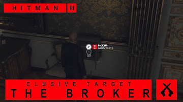 Hitman WoA - Elusive Target - The Broker - SA/SO/Default Loadout