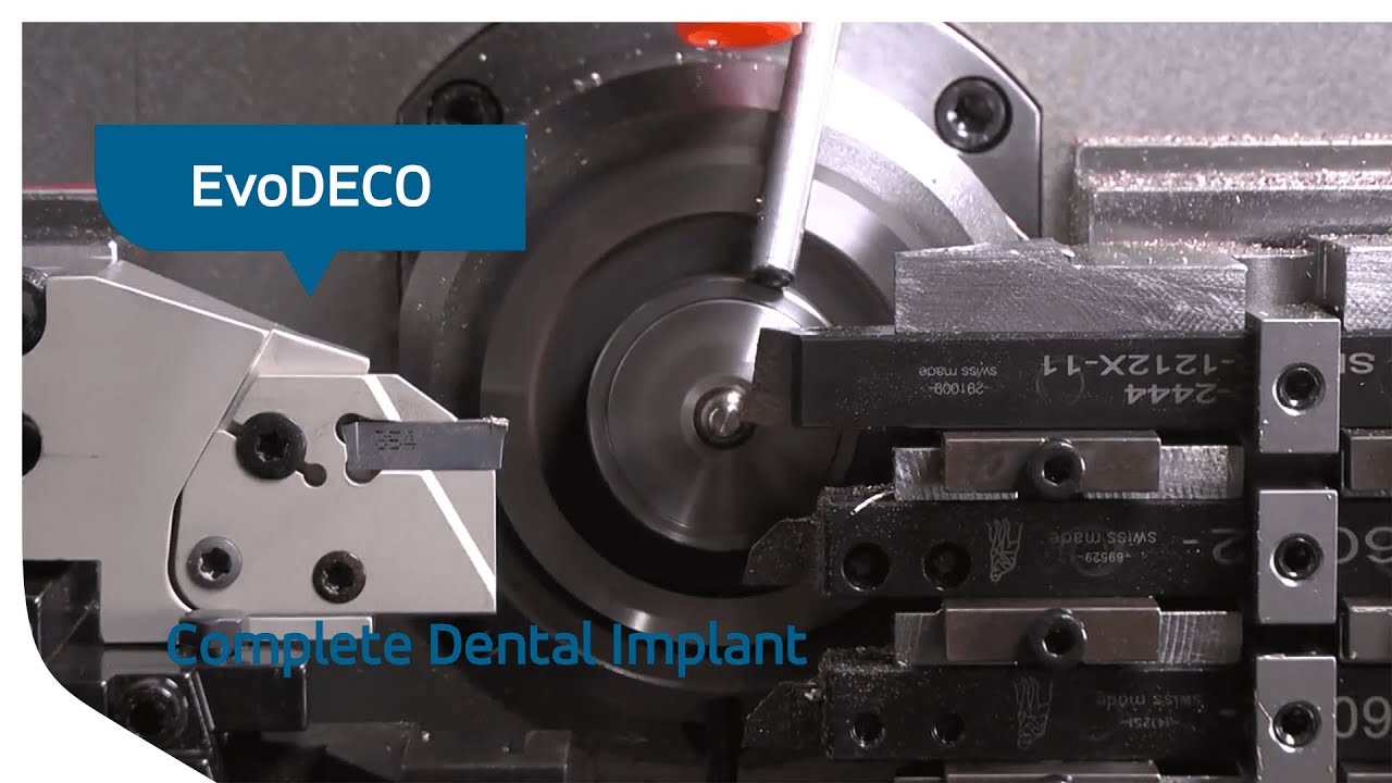 Tornos EvoDECO 16 Complete Dental Implant YouTube