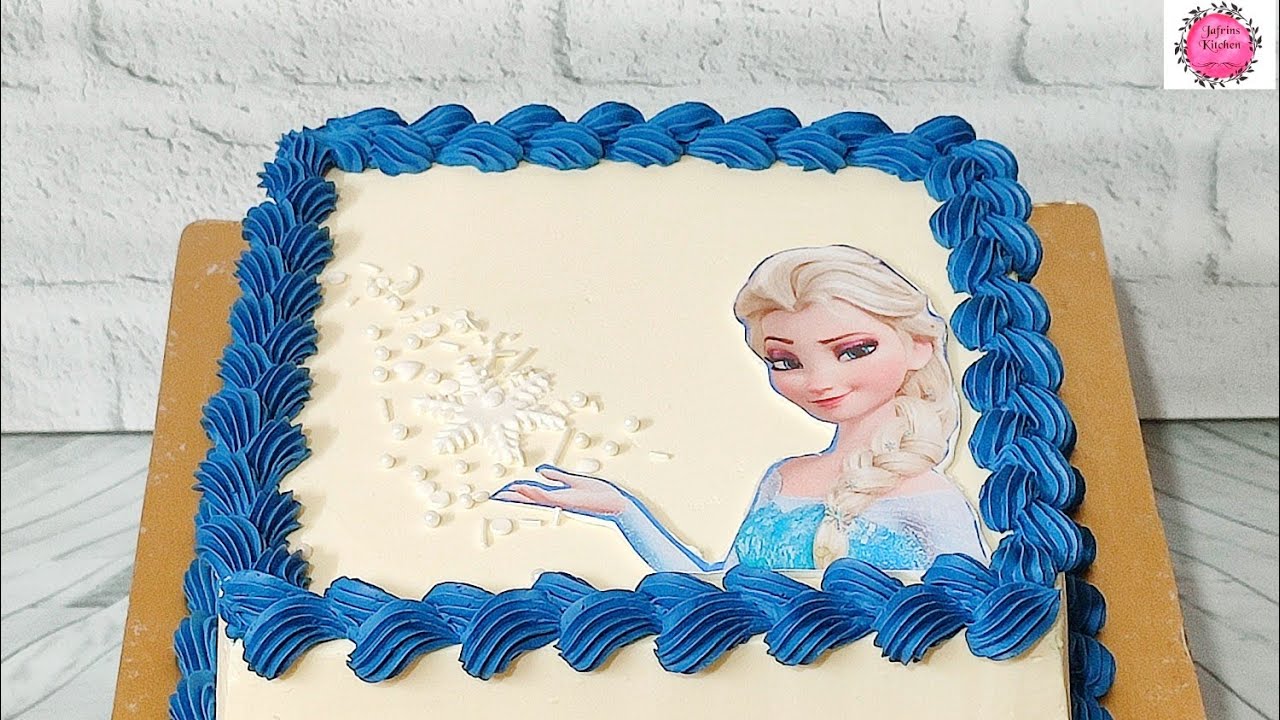 Frozen Elsa Cake - Decorated Cake by Custom Cake Designs - CakesDecor