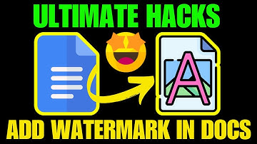 Google Docs Background Image: How to Add a Background Image in Google Docs - Change set a Background