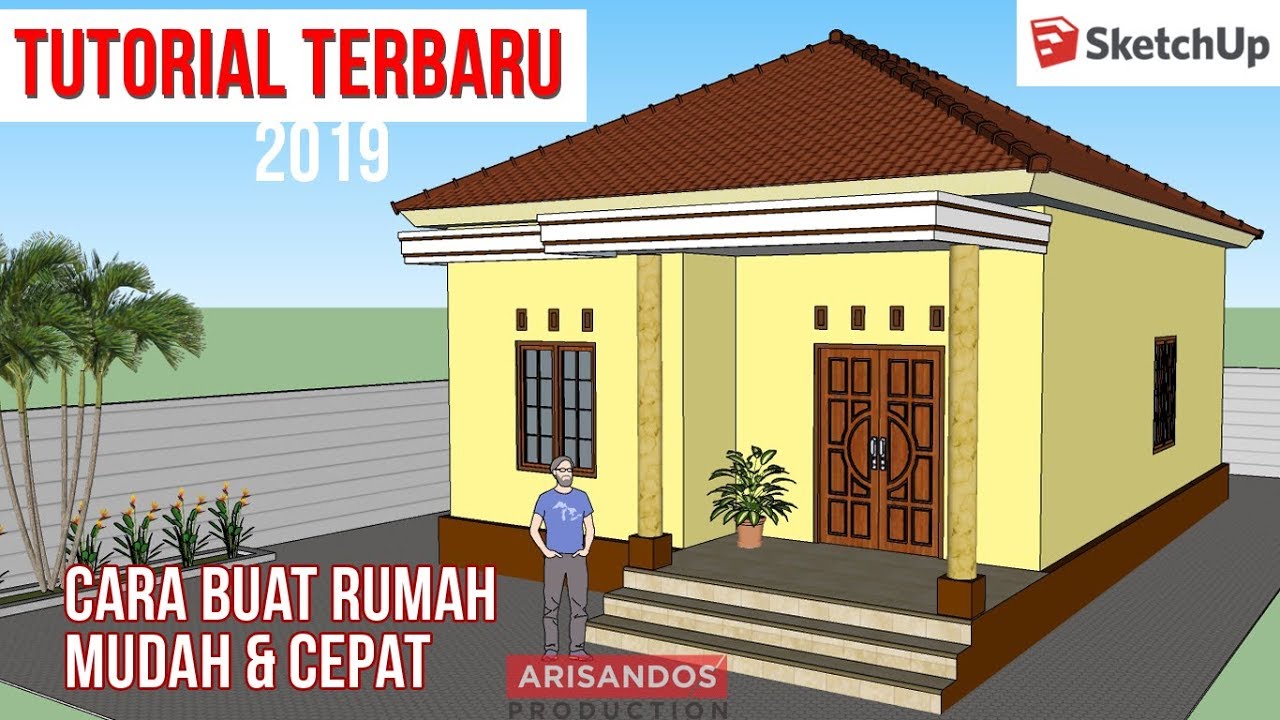 Tutorial Terbaru Membuat Rumah Sederhana Model Lama Di Sketchup