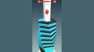 Stack Ball Big 🌠=3 New Level Walkthrough Gameplay Op Android iOS #shorts