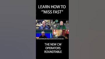 Learn How To "Miss Fast" #cw #morsecode